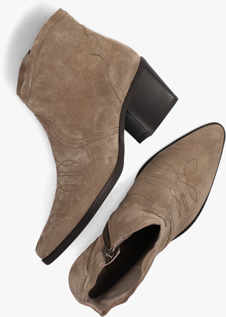 PAUL GREEN taupe paul green enkellaarsjes 8110