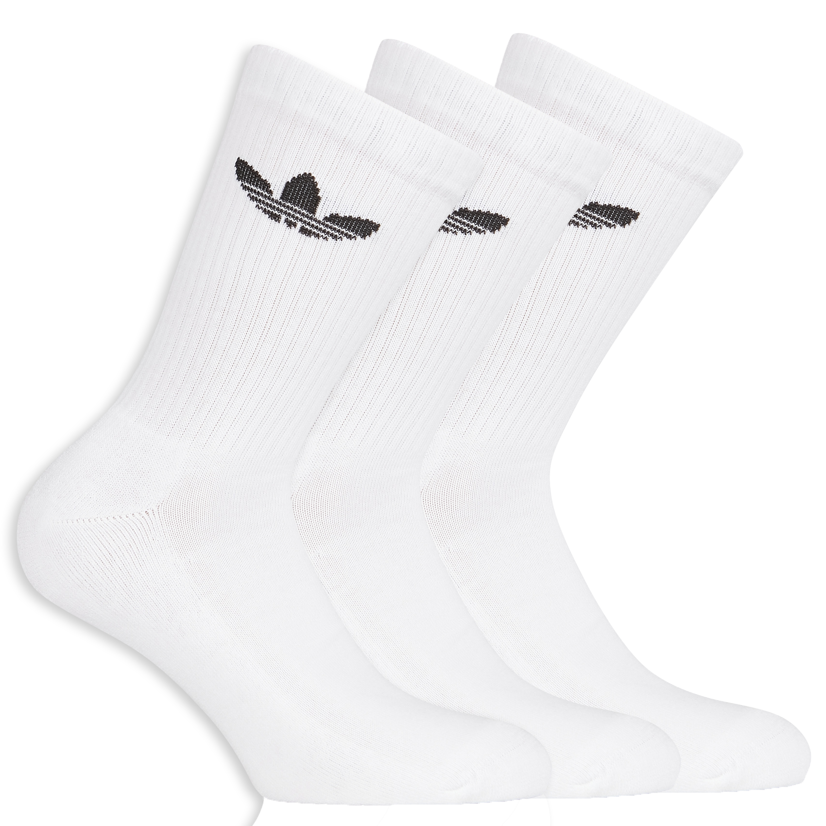TREFOIL - Lot de 3 paires de chaussettes hautes en coton mélangé | Blanc