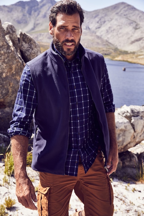 Fleeceweste, Outdoor, Stehkragen, bis 8 XL