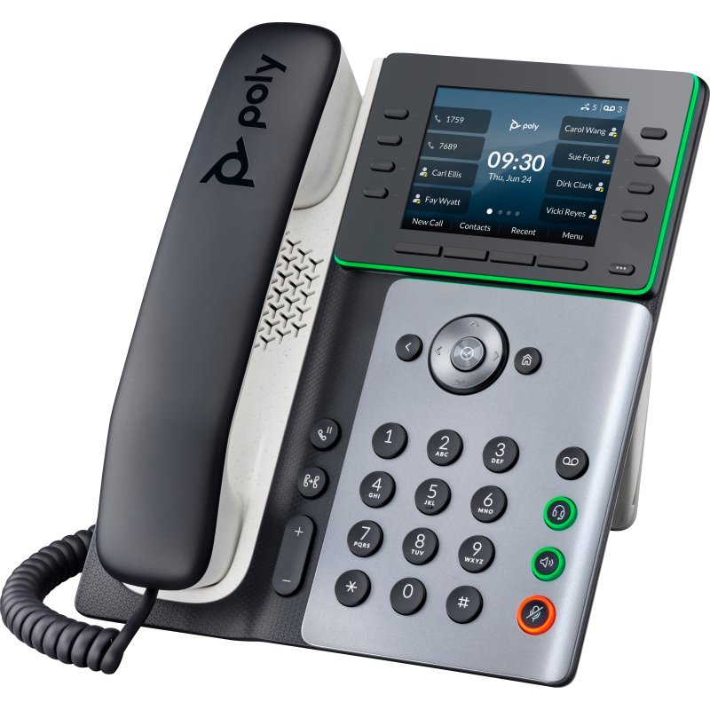 HP Poly Téléphone IP Poly Edge E320 compatible PoE