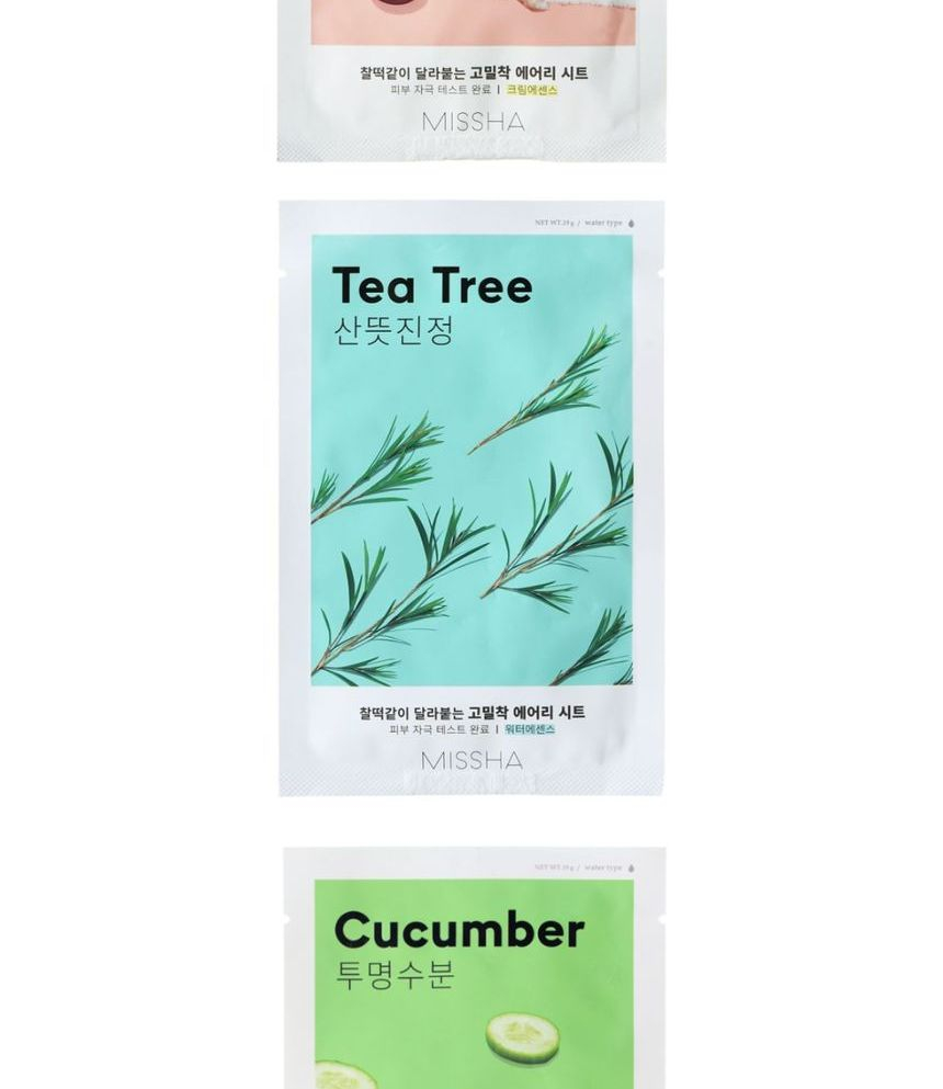 MISSHA - Luchtig passend sheetmasker (12 soorten)