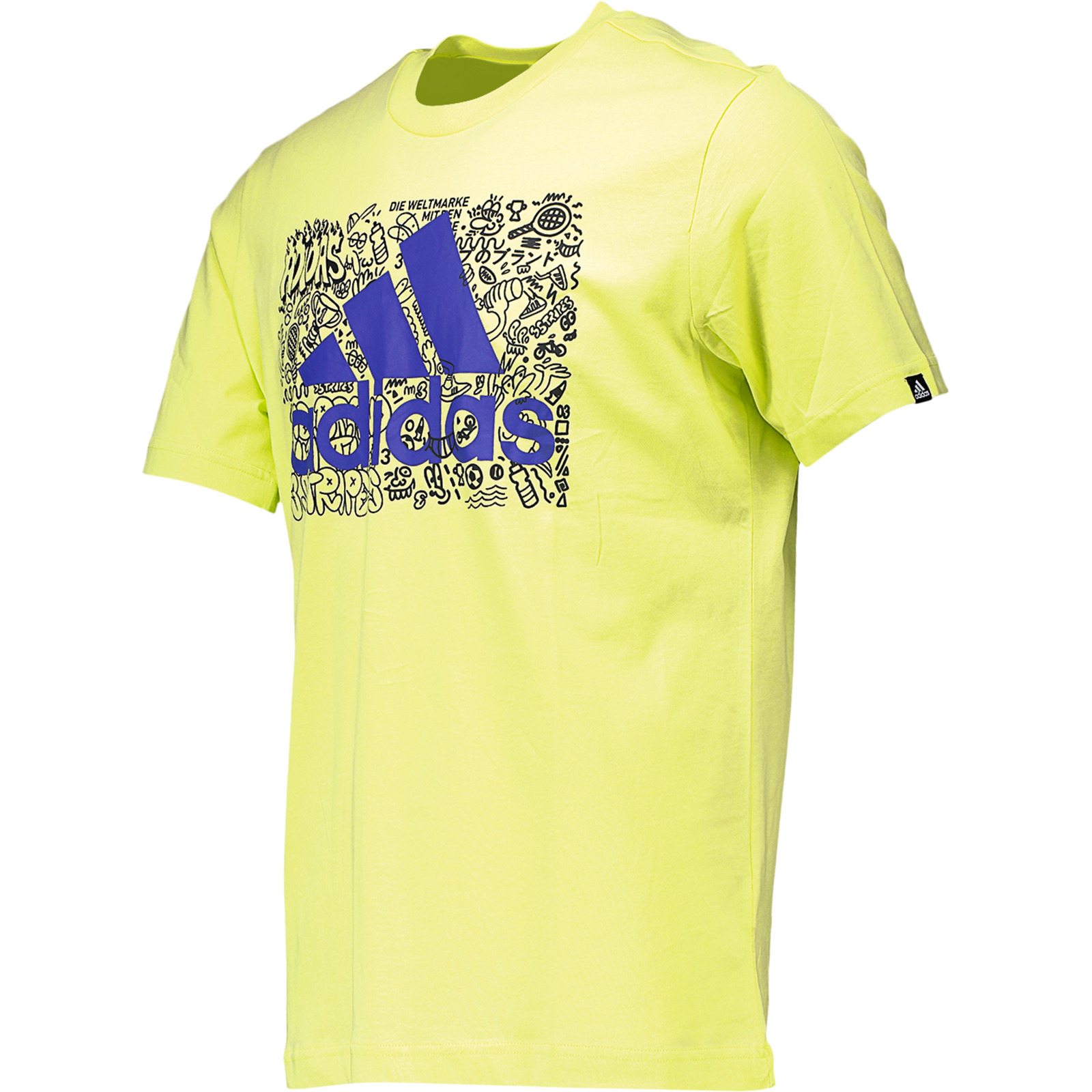 Addidas Herren-T-Shirt DDLBMB Tee XXL, lime