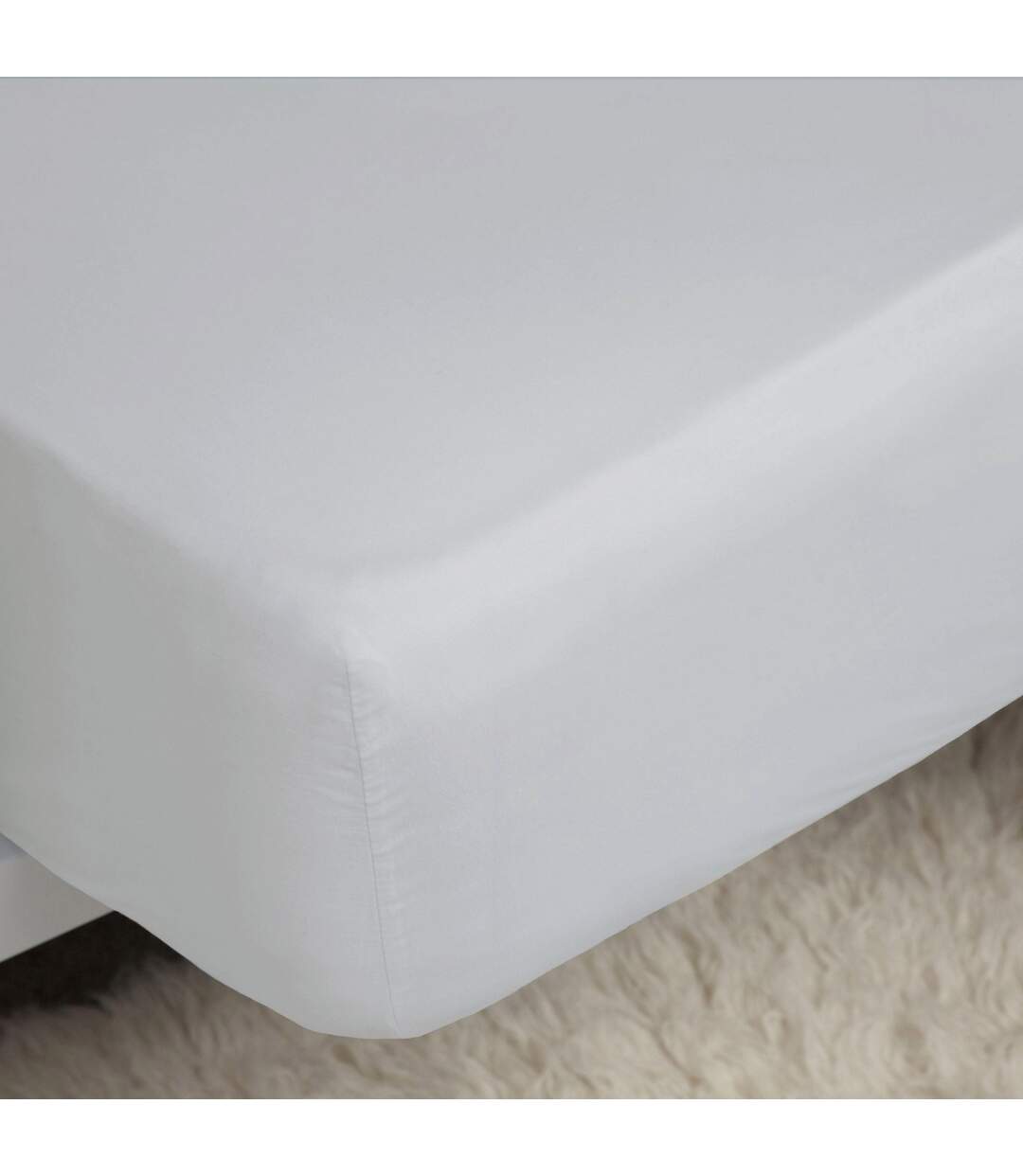 Belledorm - Drap-housse PERCALE (Gris pale) - UTBM171