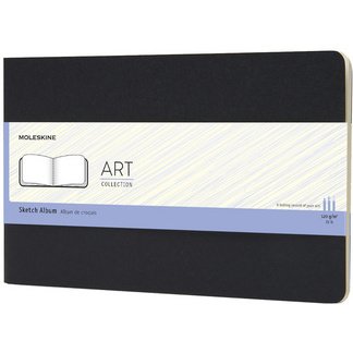 MOLESKINE Album de croquis, carré, 120 g/m2, carton, noir