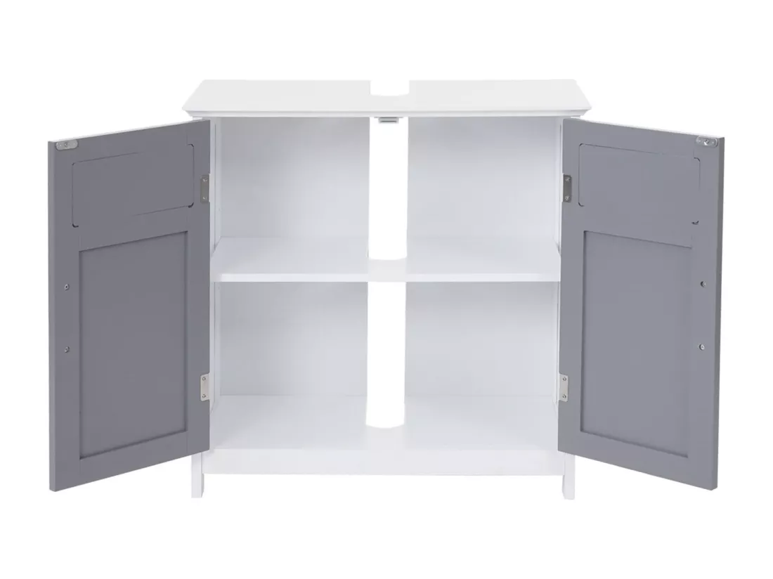 Meuble sous-lavabo MCW-A85, gris