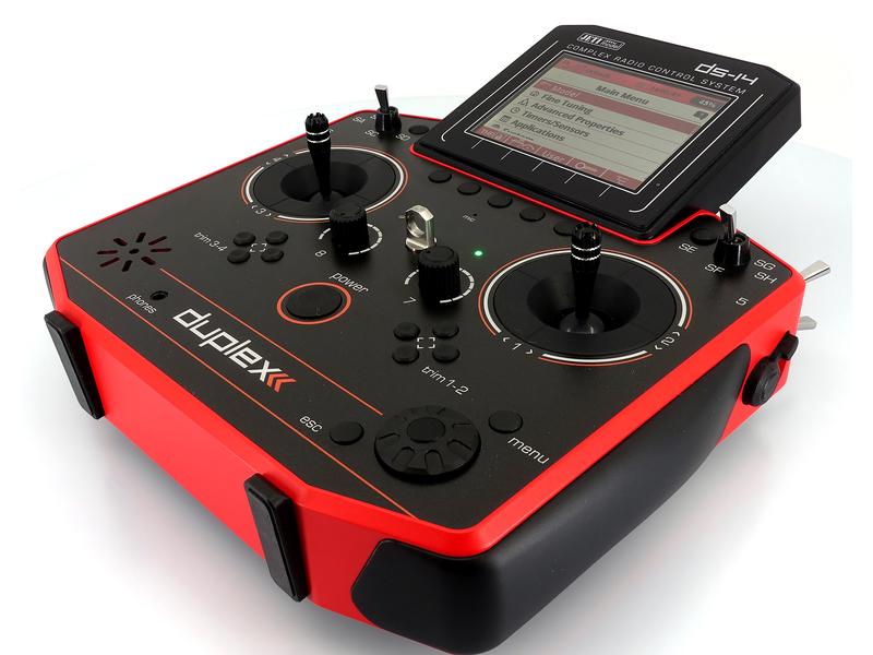Jeti Fernsteuerung DS-14 II Multimode Rot 10-Kanal Jeti Duplex Handsender