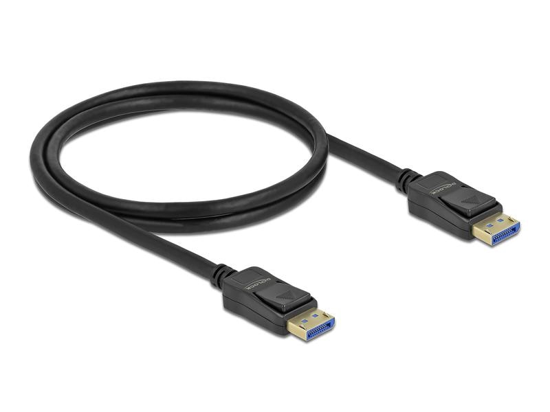 Delock Kabel 10K 60Hz, 54Gbps DisplayPort - DisplayPort, 1 Delock DisplayPort Kabel 10K 60 Hz 54 Gbps 1 m