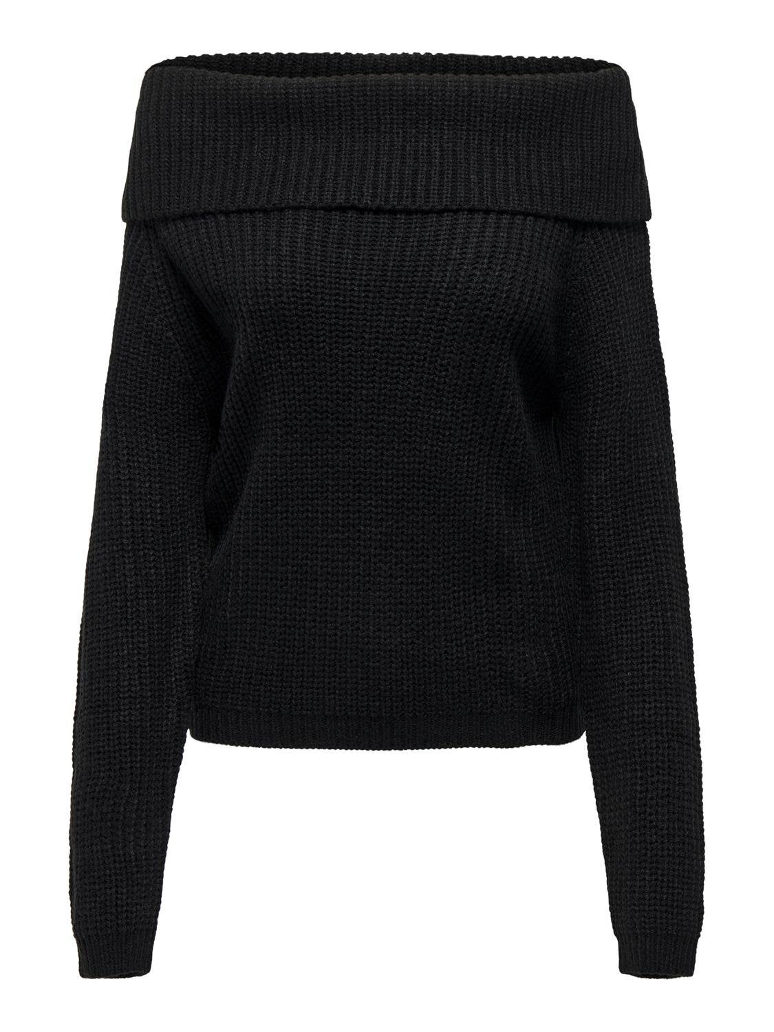 JDYJUSTY Strickpullover Black