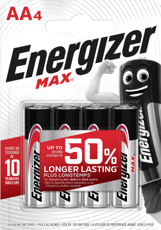 Energizer Batterien Max, AA/LR06, 4 Stück