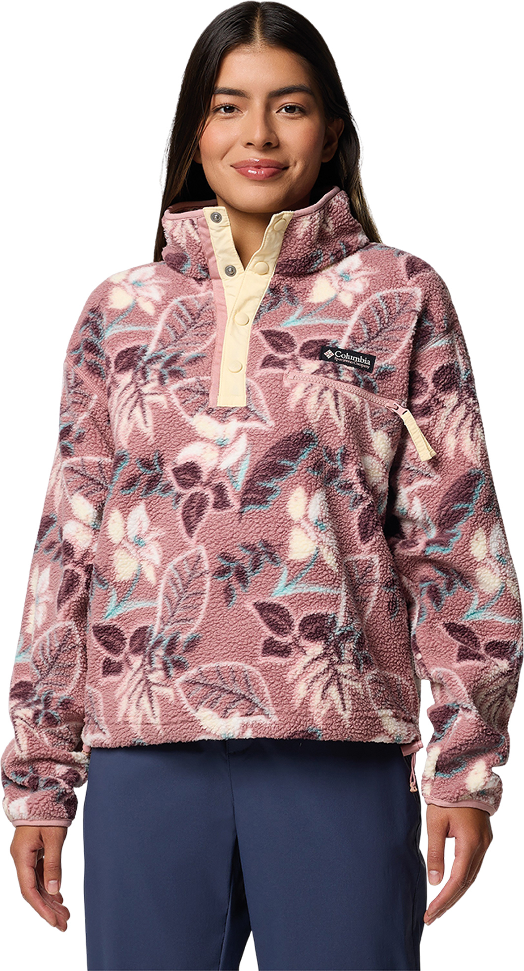 Helvetia II Printed Cropp Half Snap W