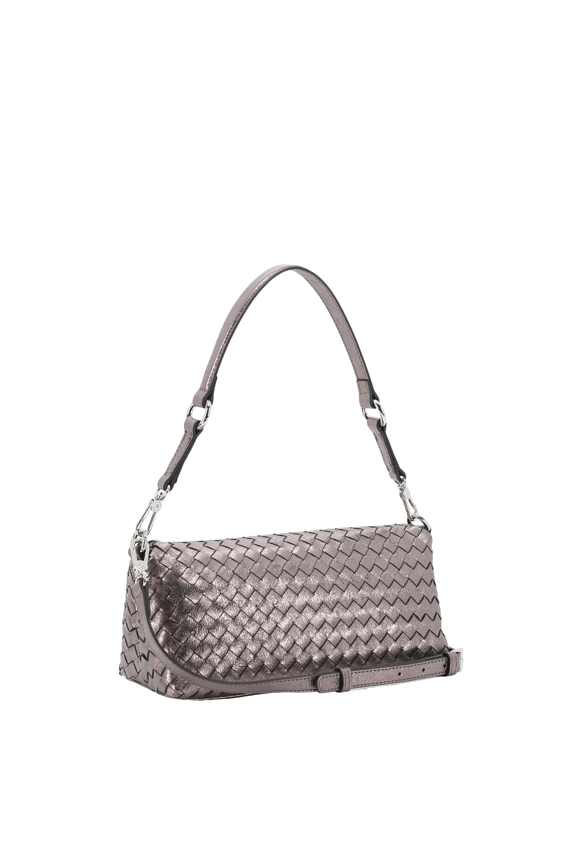 Shoulderbag MILA Leather Mimosa weaving Standard