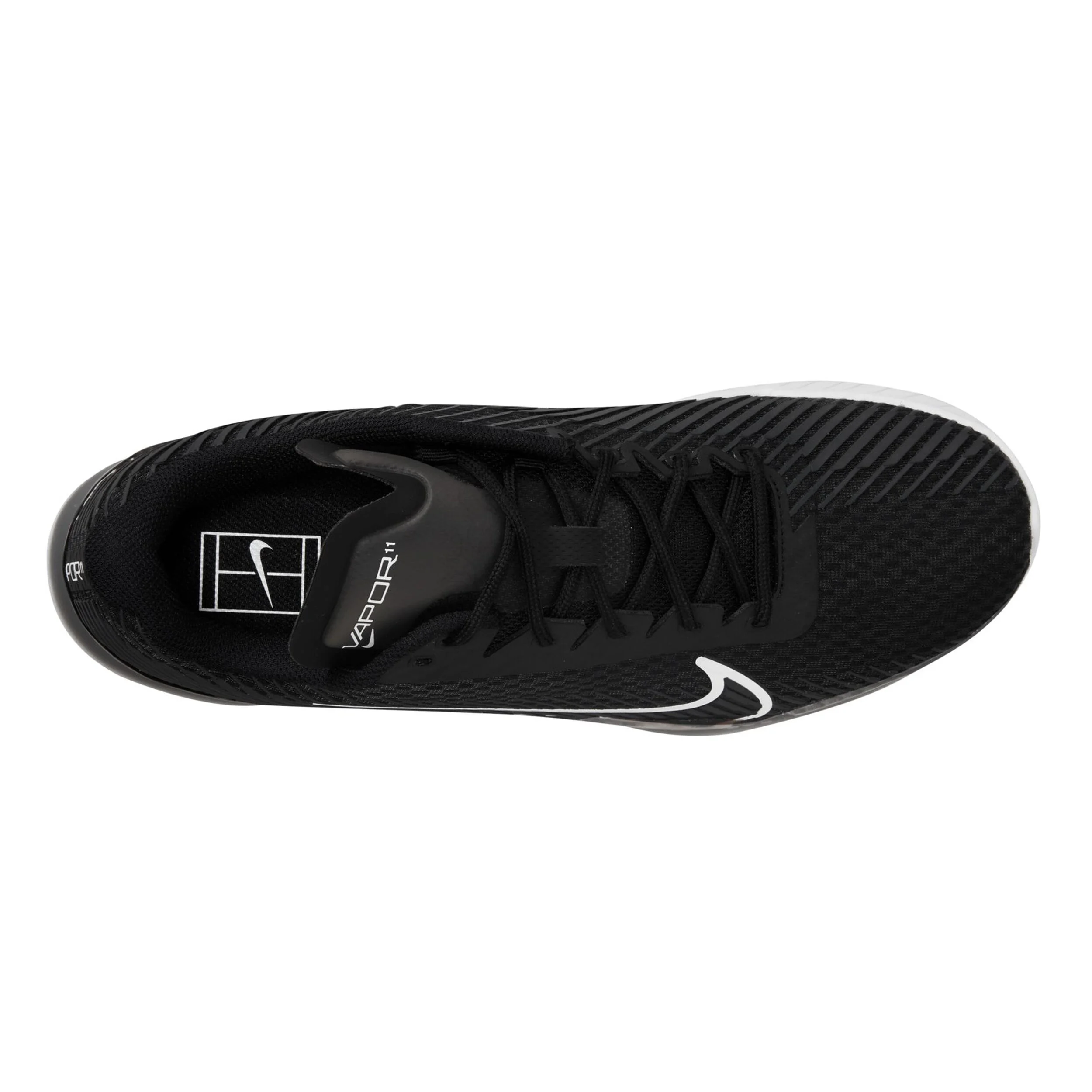 Nike Air Zoom Vapor 11 Chaussures Toutes Surfaces Hommes - Noir , Gris Foncé