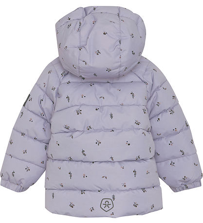 Color Kids Steppjacke - Quilted - Langweilig Lavender m. Blumen