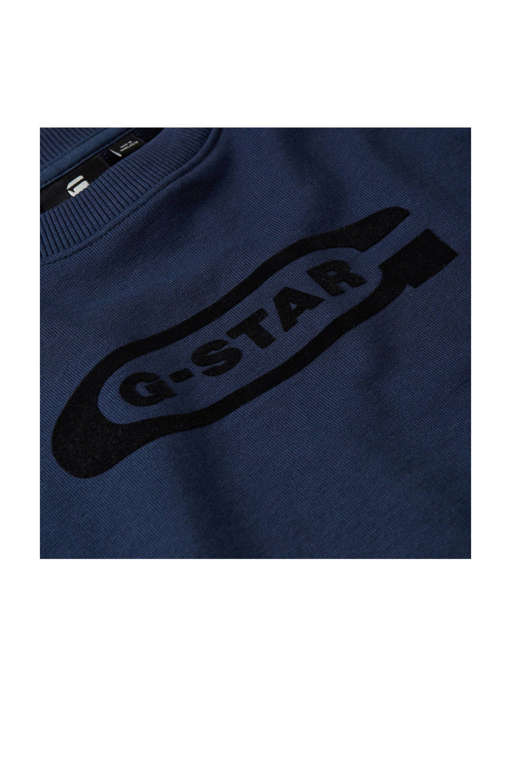 G-STAR sweater sweater ub donkerblauw/zwart