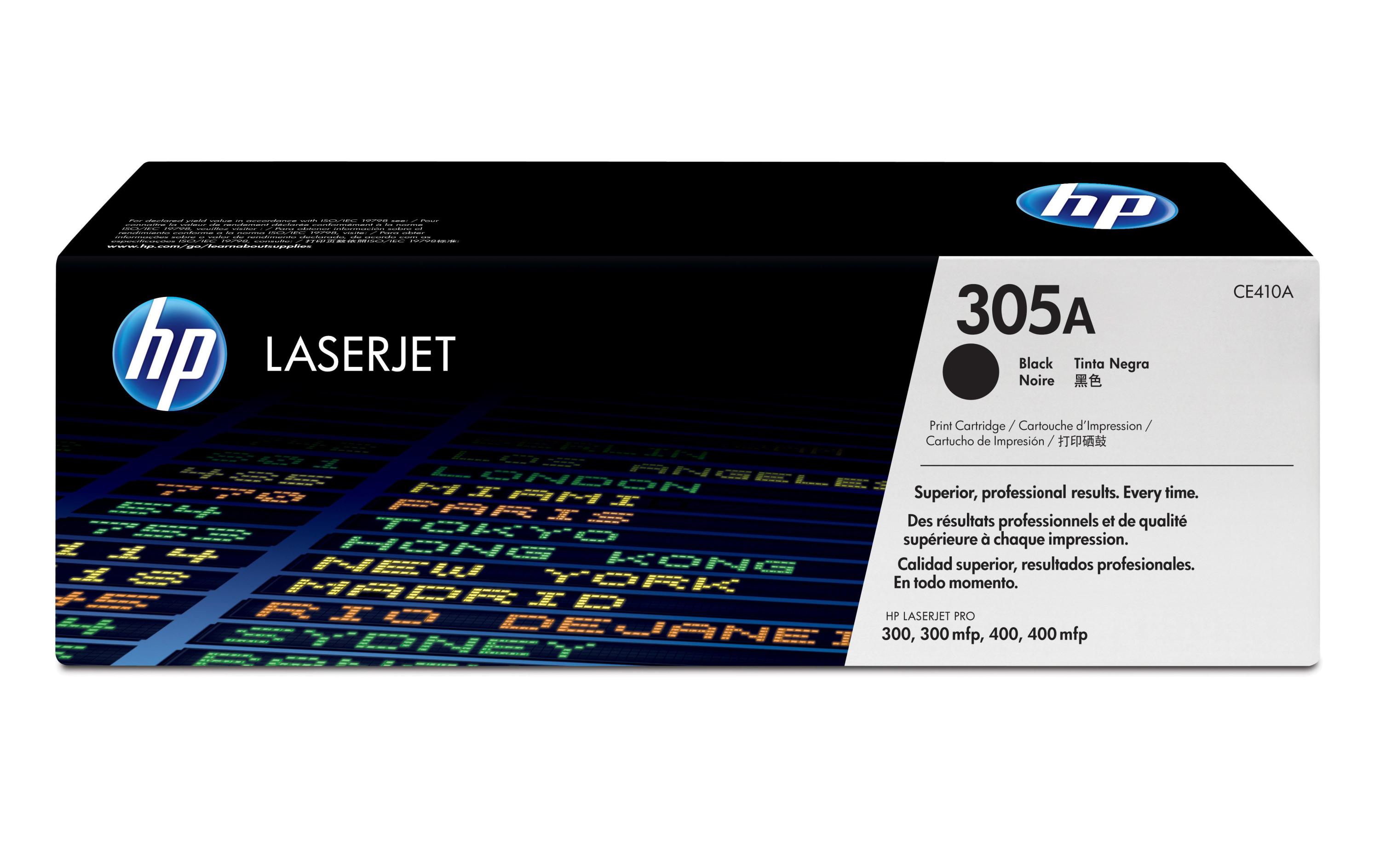Toner Nr. 305A (CE410A) Black<br>Tonerkartusche