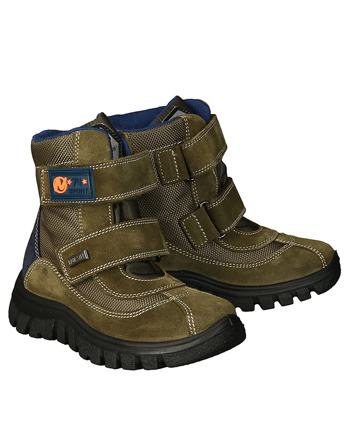 Winter-Boots THORENS gefüttert in grün