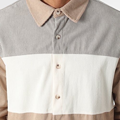 Chemise Camel Blanc Gris