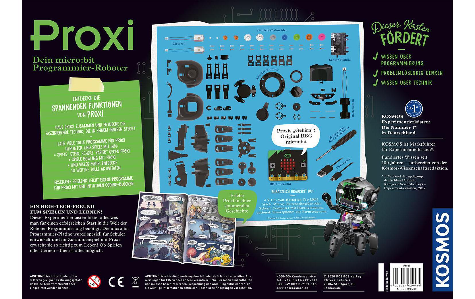 Experimentierkasten Proxi – Programmier-Roboter<br>High-Tech-Freund zum Spielen und Lernen