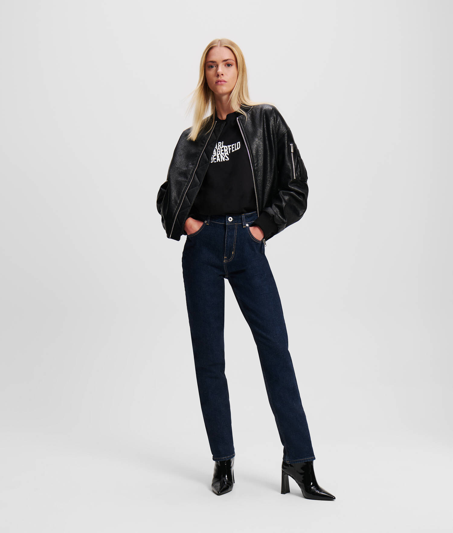 JEAN FUSELÉ TAILLE HAUTE KLJ