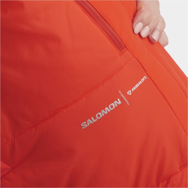 Veste de ski SALOMON BRILLIANT JACKET W CHERRY TOMATO