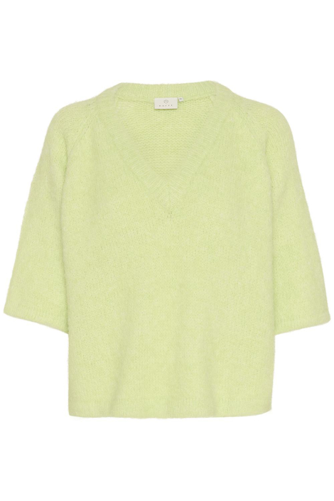 Kaffe groene dames trui