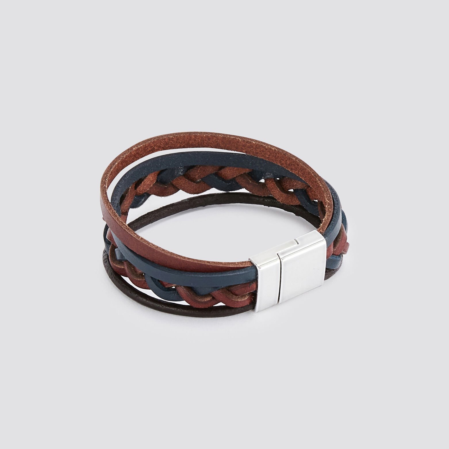 Bracelet multi cordons Bleu