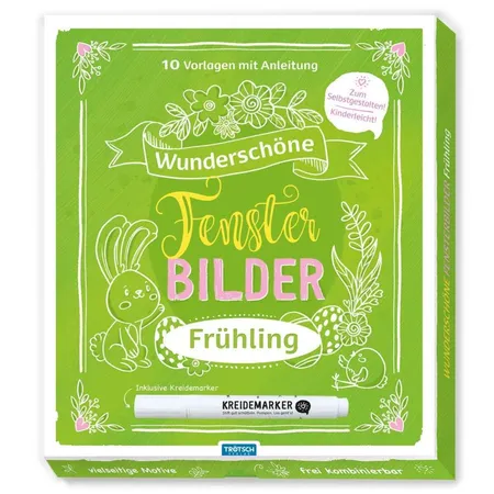 Trötsch Wunderschöne Fensterbilder mit Kreidemarker Frühjahr