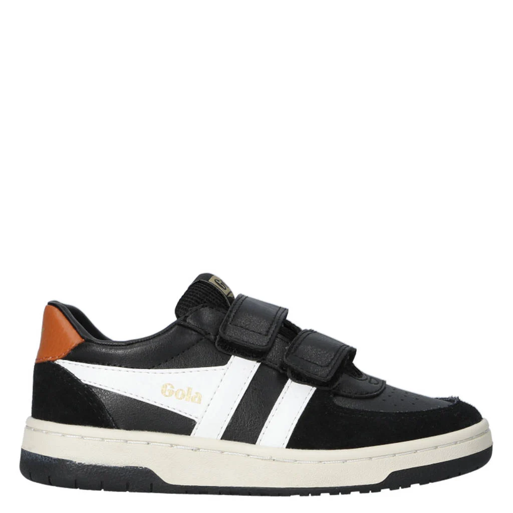 Gola Hawk Strapleren sneakers zwart/wit/oranje