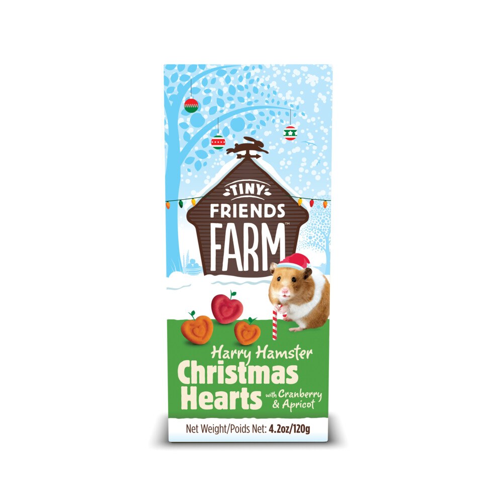 Tiny Friends Farm Happy Christmas Hearts Veenbes - Abrikoos120 gr