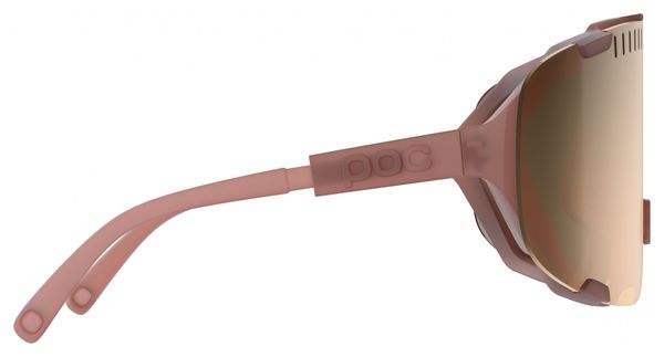 Lunettes Poc Devour Rose Translucent / Brown Silver Mirror