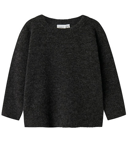 Name It Bluse - Strick - NmmTalils - Dark Grey Melange