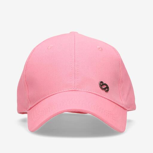 Boné rosa prateado