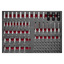 Verktøyvogn 259 deler 76x101x46 cm