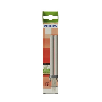 Philips spaarlamp PLS-9 9W warm wit