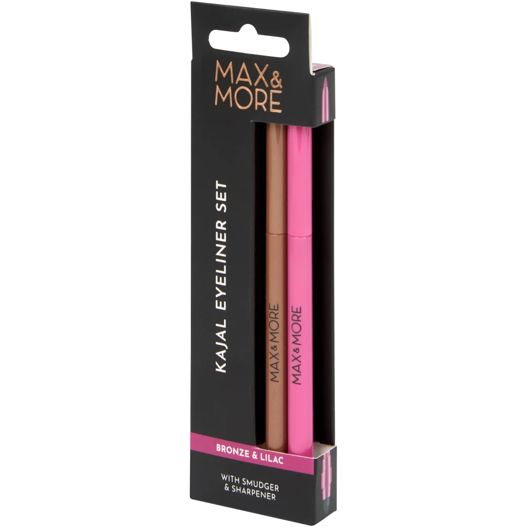 Max & More kajal eyeliners 2 stuks | diverse kleuren