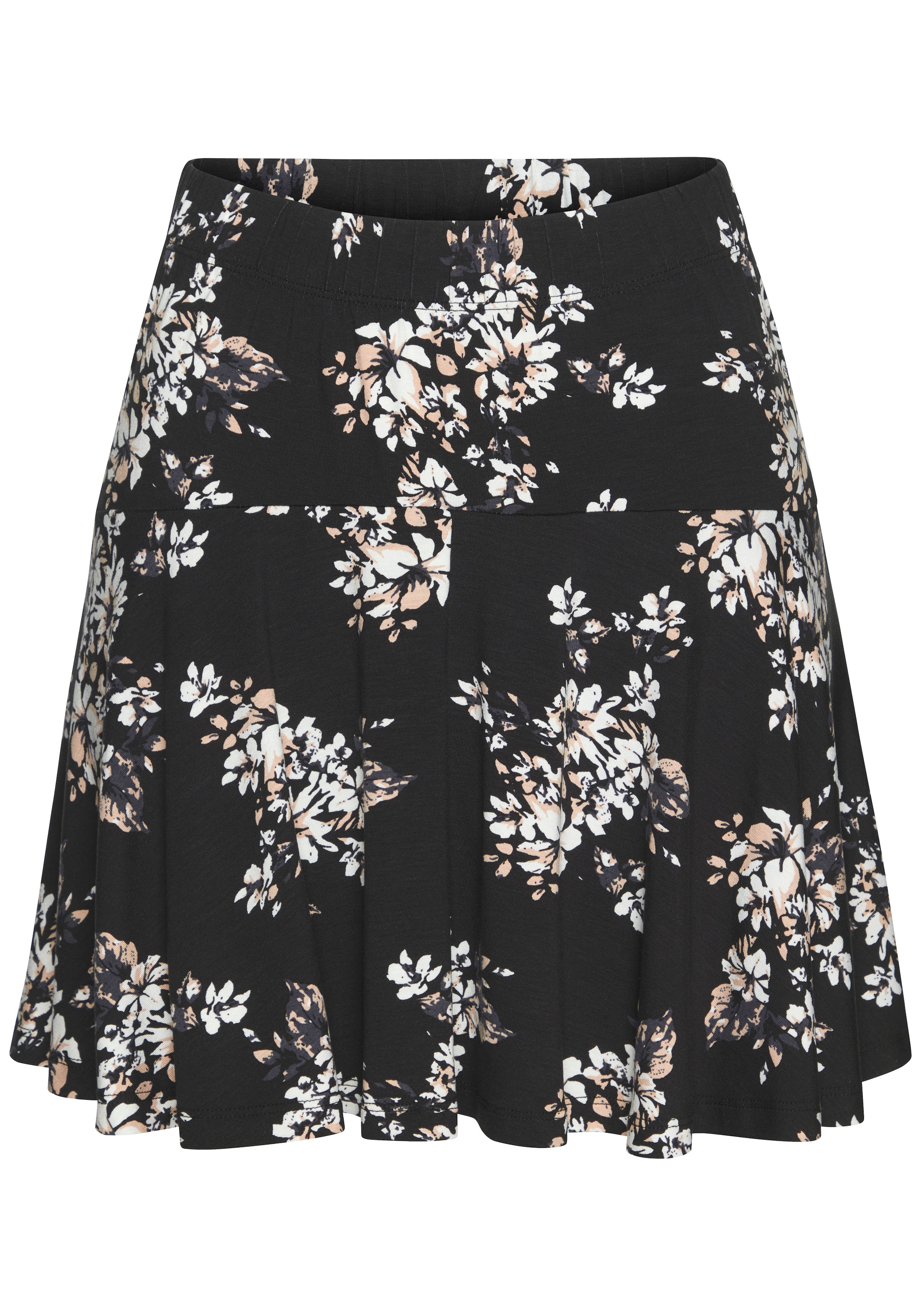 LASCANA Hosenrock , mit Alloverdruck, Skort, Rock inklusive Hose, bequemer Bund