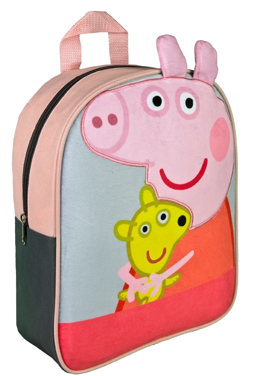 UNDERCOVER Kinderrucksack »Peppa« Frontseite aus Plüsch