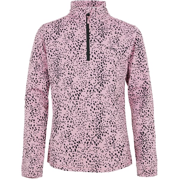 Sweat polaire PROTEST PRTVESH JR 1/4 ZIP TOP CAMEO PINK