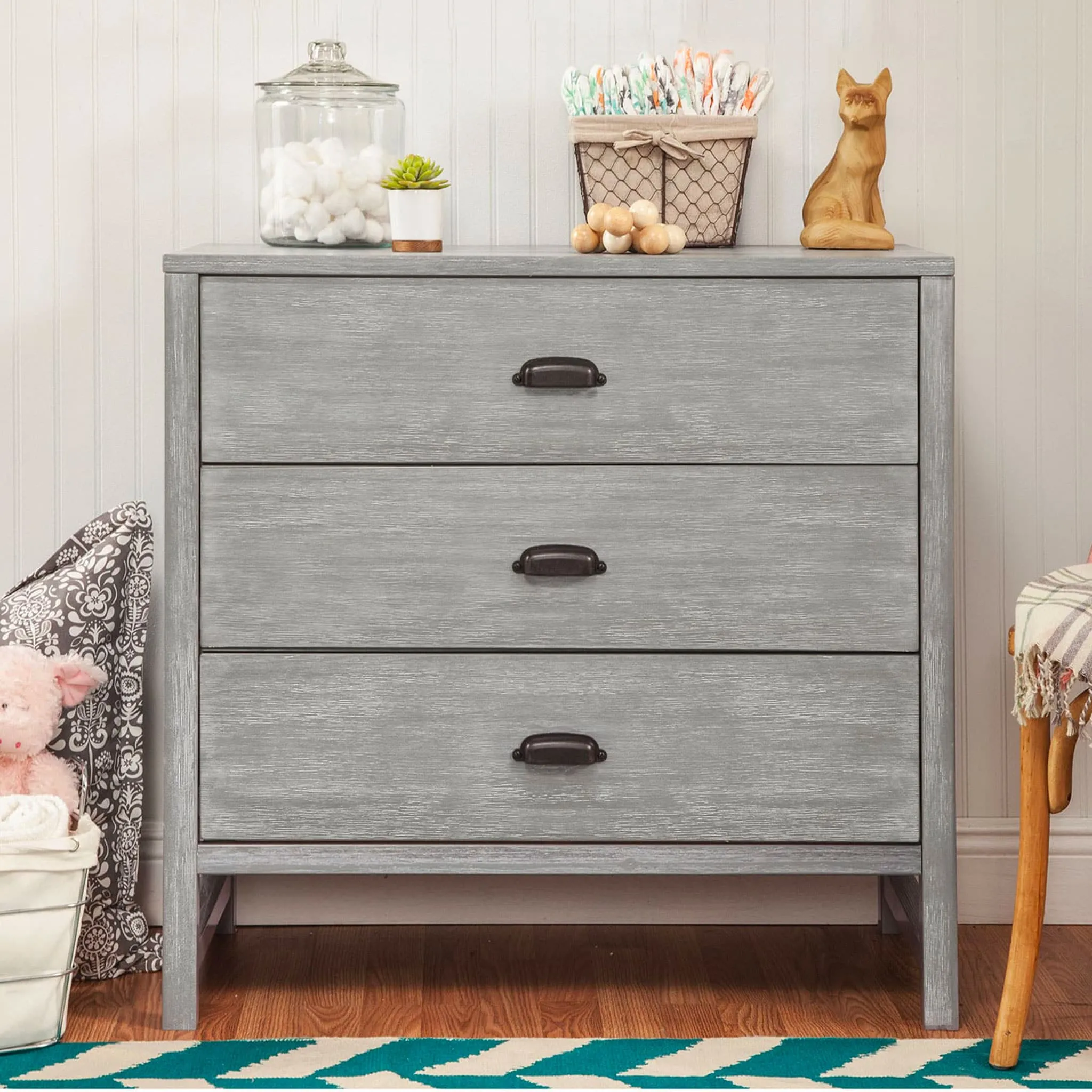 DaVinci Bureau 3 Tiroirs Fairway - Cottage Gris