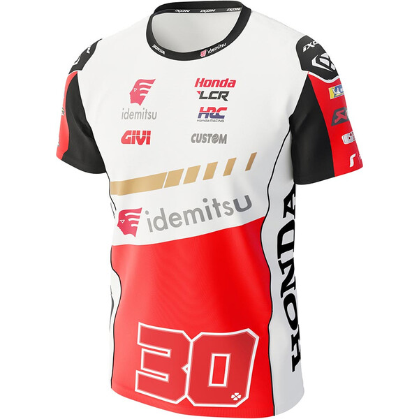 Ixon - T-shirt Dual LCR / Nakagami 24 Blanc / Rouge / Or / Noir