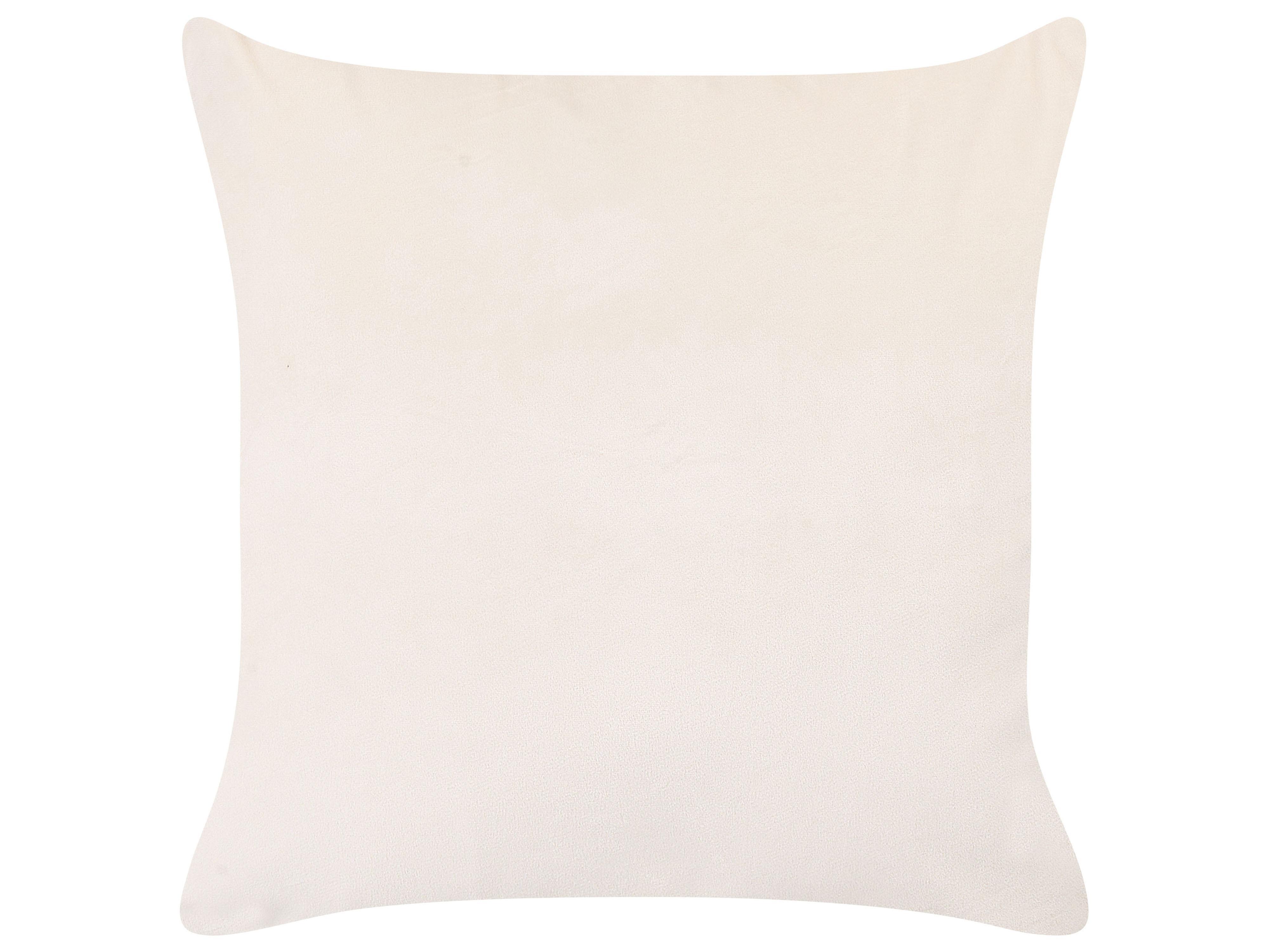Set van 2 sierkussens TRITELEIA Fluweel 45 x 45 cm Roze bloempatroon