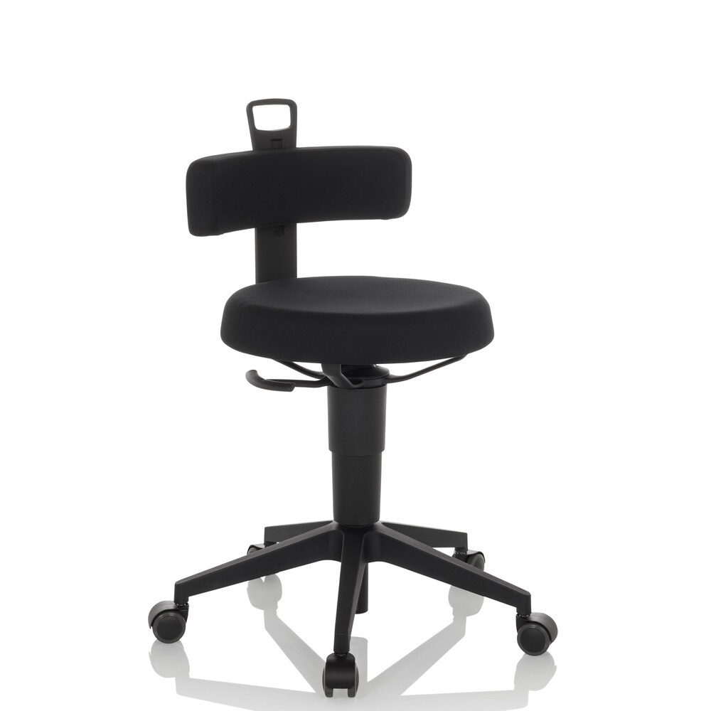 Drehhocker TOP WORK FLEX Stoff ohne Armlehnen hjh OFFICE