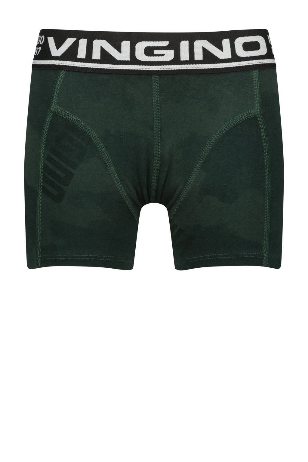 boxershort Mingle - set van 3 limegroen/donkerblauw/donkergroen