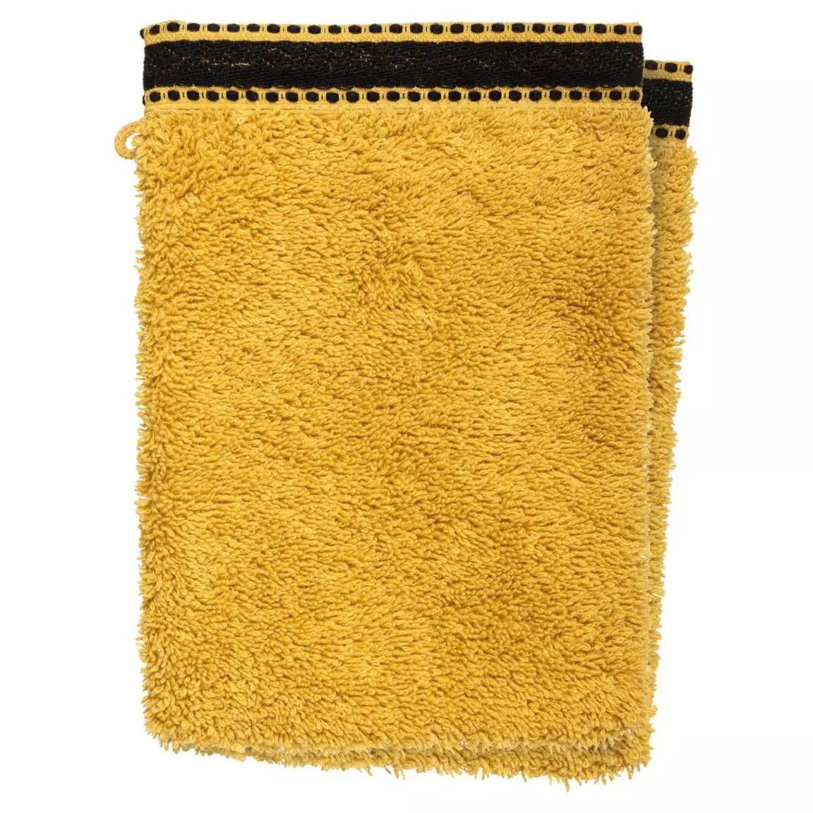 Lot de 2 gants de toilette Joia Jaune ocre