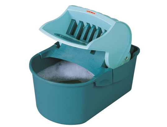 LEIFHEIT - Seau + Balai Seau essoreur 8l bleu/vert - 55080