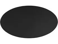 DELTACO DFP410 - Stolemåtte for gaming - rund - 110 cm - sort