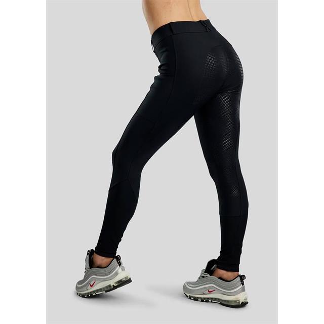 Paardrijbroek Montar MOZira Refined With Compression Full Grip Zwart