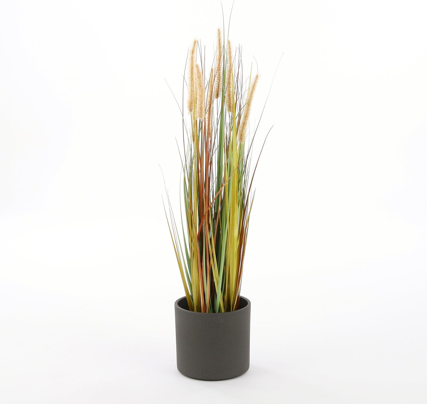 Mica Decorations bloempot Era mat donkergrijs D 28 H 26 cm