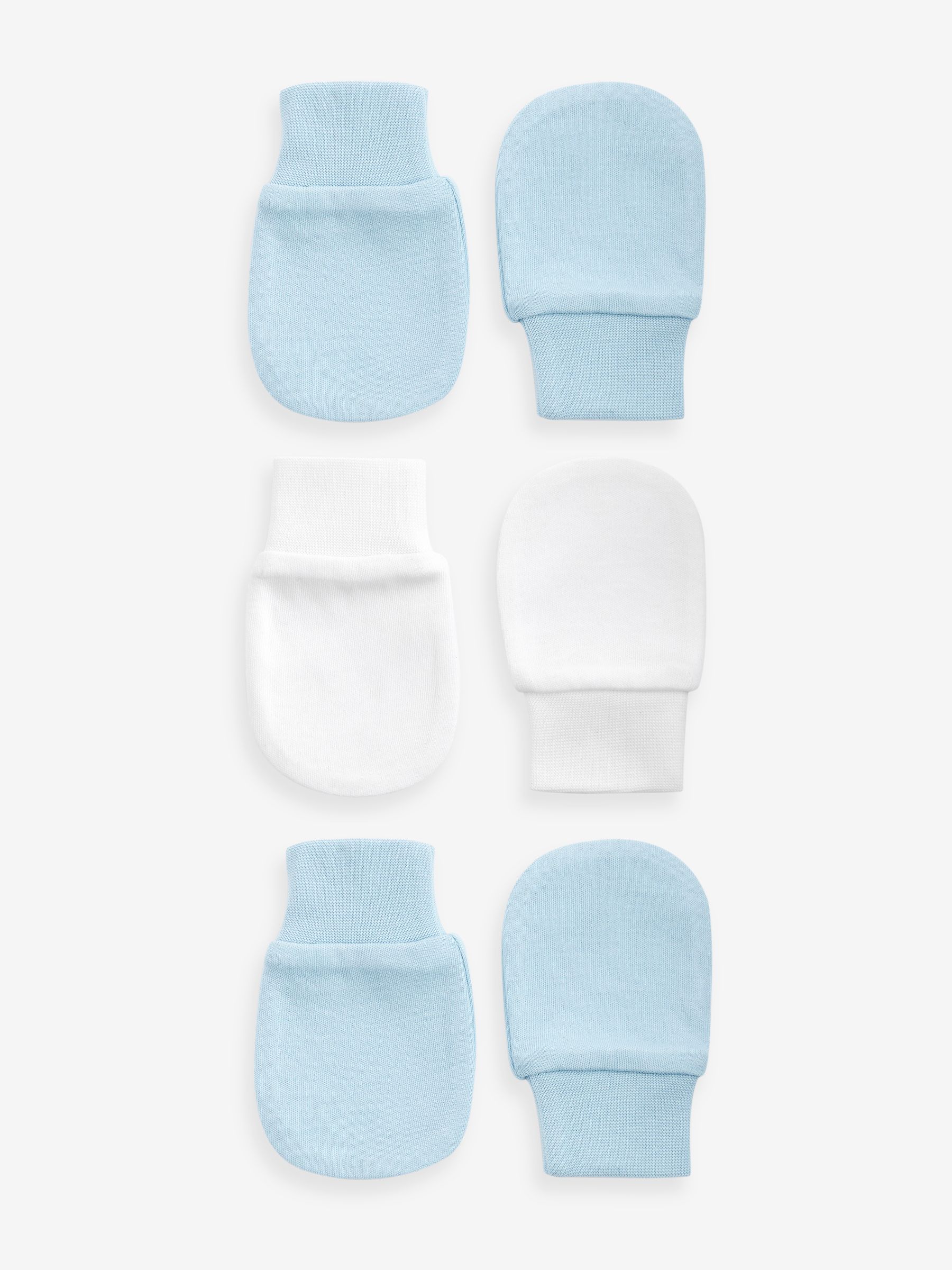 Wit/blauw - Set van 3 antikrabwantjes