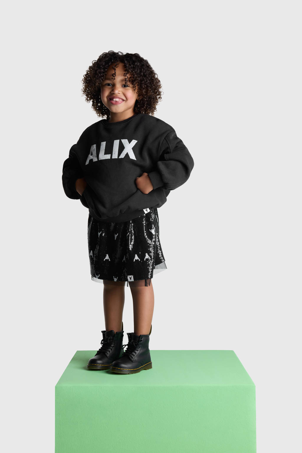 Alix the Label korte rok zwart